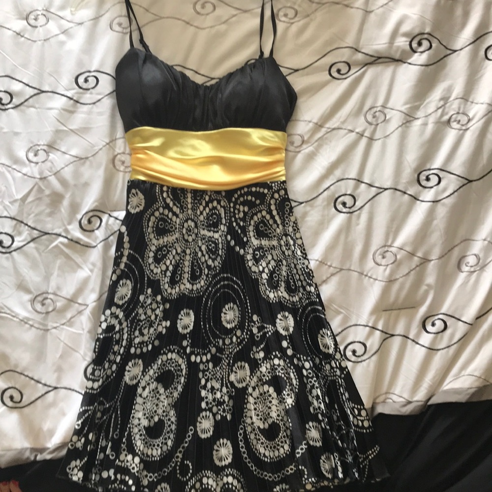 Black and White Cocktail Dress